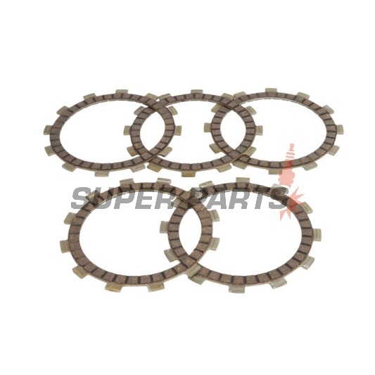 Σετ δίσκων συμπλέκτη -4 RIDE- TCS3318, Hyosung GA/GF/GT/GV/RT/XRX 125 + Kawasaki KLX125 + Sachs X-Road/XTC 125 + Suzuki DR/DR-Z/GN/GZ/RG/RM/RV/TS/TSX/TU 50-125 (1973-2018)