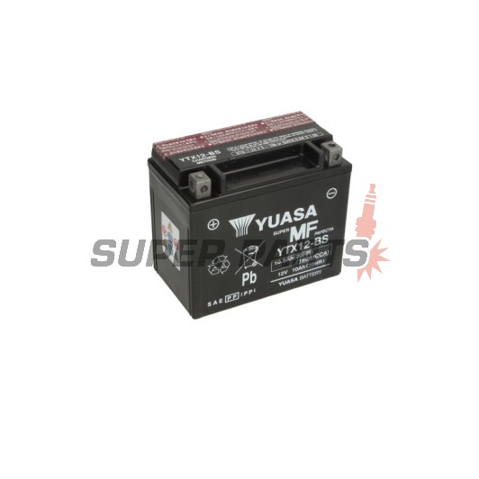 Μπαταρία -YUASA- YTX12-BS, 11Ah 12V