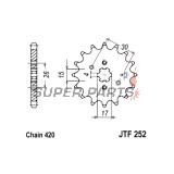 Μπροστινό γρανάζι -JT- JTF252,13, 13 δόντια, Honda ATC 70 1978, 1982-1985, CB 50 1975-1982, CRF 80 2004-2013, MBX 50 1984-1986, ST 70 1990-1996, XR 80 1979-2003