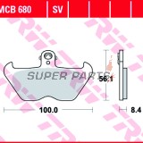 Τακάκια φρένων -TRW- MCB680, Beta Evo/Minicross/Minitrial 50-300 2T/4T, BMW K/K1 1000-1200LT/RS, BMW R 850/1100/1150GS/RT/RS/S/C (1988-2005)