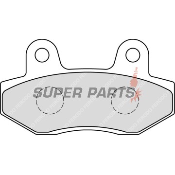 Τακάκια φρένων -FERODO- FDB312P, Honda CH Spacy/MBX 50-125, Hyosung GT/GV Aquila/Karion/XRX 125-650, Kymco Pulsar 125, Peugeot Django/Speedfight IV 50-125 1985-2015
