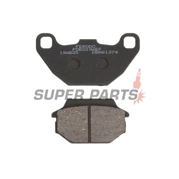 Τακάκια φρένων -FERODO- FDB2096EF, Kawasaki KFX 50/90 (2007-2017), Kymco Agility 125-200 (2008-2019), Like 50-200 (2009), MX/MXU 50-150 (2004-2010), People 50-500 (2000-2016), Vitality 50 (2004-2005)