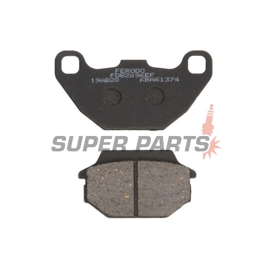 Τακάκια φρένων -FERODO- FDB2096EF, Kawasaki KFX 50/90 (2007-2017), Kymco Agility 125-200 (2008-2019), Like 50-200 (2009), MX/MXU 50-150 (2004-2010), People 50-500 (2000-2016), Vitality 50 (2004-2005)