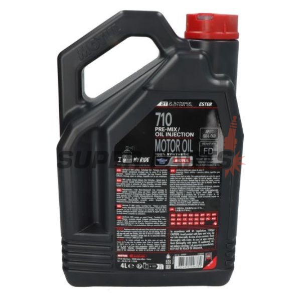 λάδι 2χρονου κινητήρα -MOTUL- 710, 2T, πλήρως συνθετικό + εστέρας, 4L