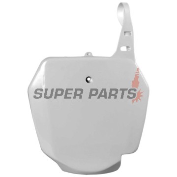 Μάσκα/πινακίδα αριθμού motocross -POLISPORT- λευκή, SUZUKI RM 85 2002-2023