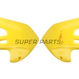 Μπροστινά πλαϊνά πλαστικά -POLISPORT- κίτρινα, SUZUKI RM 125/250 1999-2000