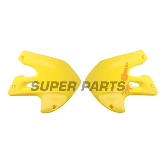 Μπροστινά πλαϊνά πλαστικά -POLISPORT- κίτρινα, SUZUKI RM 125/250 1999-2000