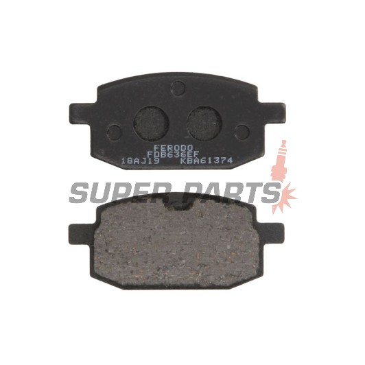 Τακάκια φρένων -FERODO- FDB636EF, Yamaha BW’S/Jog/TZR/Axis, MBK Booster/Target, Peugeot V-Clic, PGO Big Max/Tornado, Malaguti Blog, Italjet Bazooka/Pista 50-160 1988-2010