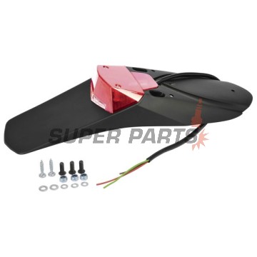 Universal βάση πινακίδας -POLISPORT- 8563000001 POL, φως θέσης, στοπ φως, φωτισμός του αριθμού/πινακίδας - supermoto, enduro - universal