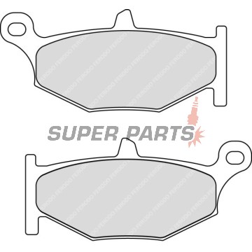 Τακάκια φρένων -FERODO- FDB2213P, Honda CB/CBR/VTX, Yamaha MT/YZF/FZ, Suzuki GSX/GSF/DL, Kawasaki Z/KLE 250-1300cc (1991-2022)