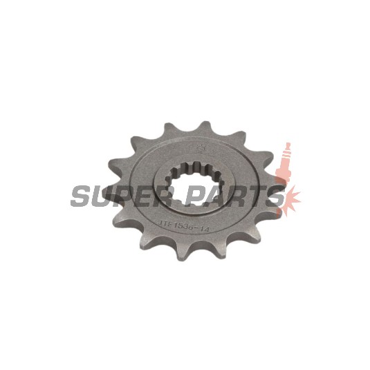 Μπροστινό γρανάζι -JT- JTF1536,14, 14 δόντια, Kawasaki KFX 450 2008-2014, ZX-6R 600 2007-2020, ZX-6R 636 2013-2020