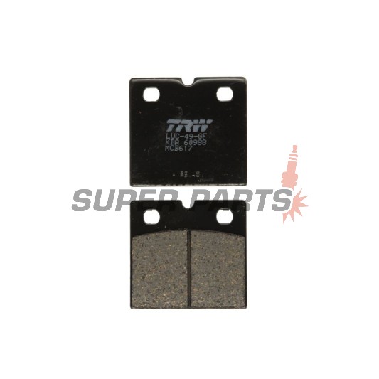 Τακάκια φρένων -TRW- MCB617, BMW K75/K100 (1988-1996), BMW R80/R100 (1984-1996)