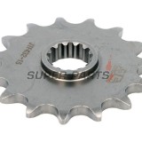 Μπροστινό γρανάζι -JT- JTF432,15, 15 δόντια, Betamotor Jonathan 350 2001-2010, Kawasaki KLX 400 2003, Suzuki DR 200 1986-1991, 1996-2017, DR 350 1990-1999, DR-Z 400 2000-2017, GSF 250 1995-2000, RM 250 2000-2012, RM-X 250 1989-2001
