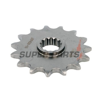Μπροστινό γρανάζι -JT- JTF432,15, 15 δόντια, Betamotor Jonathan 350 2001-2010, Kawasaki KLX 400 2003, Suzuki DR 200 1986-1991, 1996-2017, DR 350 1990-1999, DR-Z 400 2000-2017, GSF 250 1995-2000, RM 250 2000-2012, RM-X 250 1989-2001