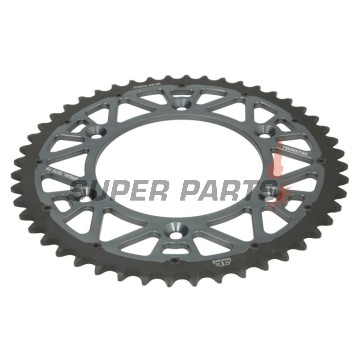 Πίσω γρανάζι -JT- JTX210,48GR, 48 δόντια, γκρι, υβριδικό, Betamotor RR 125 2018-2021, RR 250 2013-2021, RR 400 2013-2016, RR 450 2013-2014, Honda CR 125 1983-2007, CR 250 1984-2008, CR 500 1984-2001, CRF 150 2003-2018, CRF 230 2003-2017