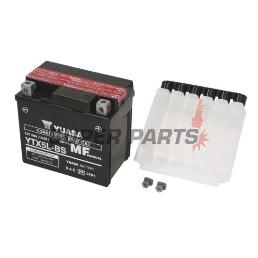 Μπαταρία -YUASA- YTX5L-BS, 4Ah 12V