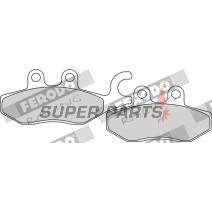 Τακάκια φρένων -FERODO- FDB2186EF, Piaggio Beverly 125-350 (2006-2017), MP3 125-500 (2006-2016), X10 125-500 (2012-2015), X7 125-300 (2007-2014), X8 400 (2006-2008), X9 125-250 (2005-2008)