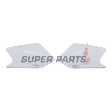 Πίσω πλαϊνά πλαστικά -POLISPORT- λευκά, SUZUKI RM-Z 450 2005-2006