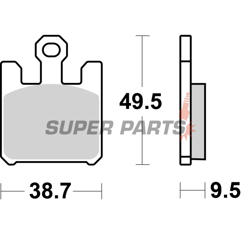 Τακάκια φρένων -BREMBO- 07SU26SR, Kawasaki Ninja ZX-6R 636, Ninja ZX-10R, Ninja ZX-12R, Suzuki GSX-R1000