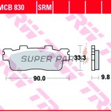 Τακάκια φρένων -TRW- MCB830SRM, sintered, Kawasaki J125 125 (2016-2017), J300 300 (2014-2016), Kymco Downtown 125-200i (2009-2017), Kymco People GT 125-200i (2012)