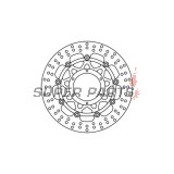 Δίσκος φρένου -TRW- MSW240, 310mm, Honda CB1000R/RA ABS, CB1300/S/SA ABS, CBR600RR ABS, CBR1000RR Fireblade (2003-2016)