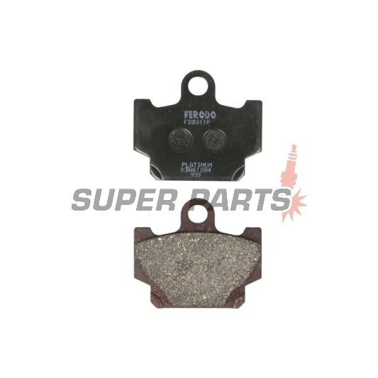 Τακάκια φρένων -FERODO- FDB311P, Yamaha RD80/125/250/350LC (1982-1984), SR125/250 (1996-1998), XJ550/650 (1983-1985), XS400 DOHC (1982-1984), XT500/600Z Tenere (1983-1989), XV250 Virago (1989-1994), XZ550 (1982-1984)