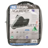 Κάλυμμα μοτοσυκλέτας -OXFORD- Aquatex, μαύρο/ασημί, XL