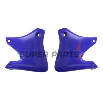 Μπροστινά πλαϊνά πλαστικά -POLISPORT- μπλε, YAMAHA YZ 250 2001-2002