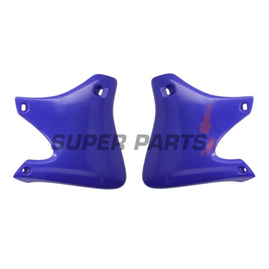 Μπροστινά πλαϊνά πλαστικά -POLISPORT- μπλε, YAMAHA YZ 250 2001-2002