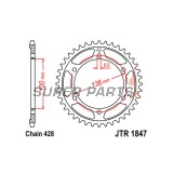Πίσω γρανάζι -JT- JTR1847,46, 46 δόντια, ατσάλινο, Yamaha FZR 250 1989, FZR 400 1988-1995, SRX 600 1990-1994, TDR 125 1993-2002, TZR 125 1996-2000, TZR 80 1996, XT 250 2008-2018