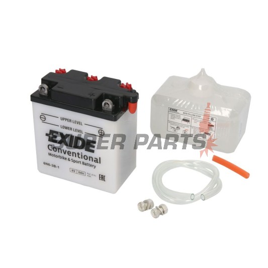 Μπαταρία -EXIDE- 6N6-3B-1, 6Ah 6V