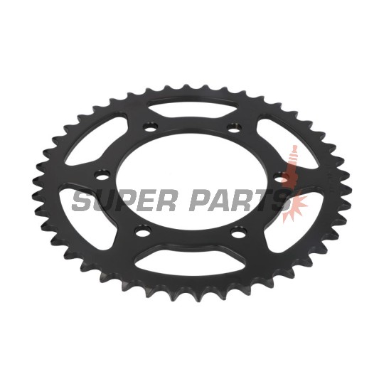 Πίσω γρανάζι -JT- JTR486,44, 44 δόντια, ατσάλινο, Kawasaki ER 500 1997-2006, EX 250 1988-2012, EX 300 2013-2017, EX 500 2006-2009, GPX 250 1988-1996, GPZ 250 1986-1987, GPZ 500 1987-2005, KR 250 1984-1985, Ninja 250 2008-2010, 2014-2015