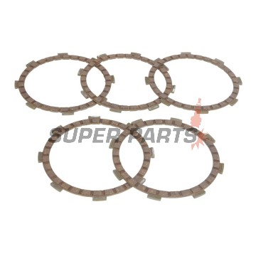 Σετ δίσκων συμπλέκτη -FERODO- FCD0211, Beta RR, CH Racing WSM/WXE, Malaguti X3M, Rieju RS/MRX/SMX/Tango, Scorpa SY, Yamaha DT/TT-R/XT/YBR/YFB/YFM/YZ 50-250 (1980-2013)