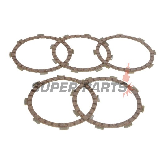 Σετ δίσκων συμπλέκτη -FERODO- FCD0211, Beta RR, CH Racing WSM/WXE, Malaguti X3M, Rieju RS/MRX/SMX/Tango, Scorpa SY, Yamaha DT/TT-R/XT/YBR/YFB/YFM/YZ 50-250 (1980-2013)