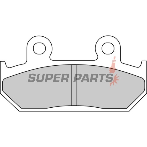 Τακάκια φρένων -FERODO- FDB2113P, Honda CB/CBR/CBX, NSR, VFR, VT Integra, XRV Africa Twin - 250-750cc, 1986-1996