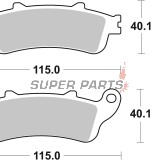 Τακάκια φρένων -BREMBO- 07HO43SP, Honda CBR 1100XX Blackbird (1996-2007)