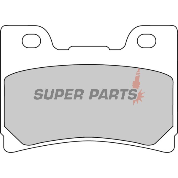 Τακάκια φρένων -FERODO- FDB637P, Cagiva Elefant 900ie Lucky Explorer/GT (1990-1992), Yamaha FZR600/1000 Genesis Exup (1991-1995)