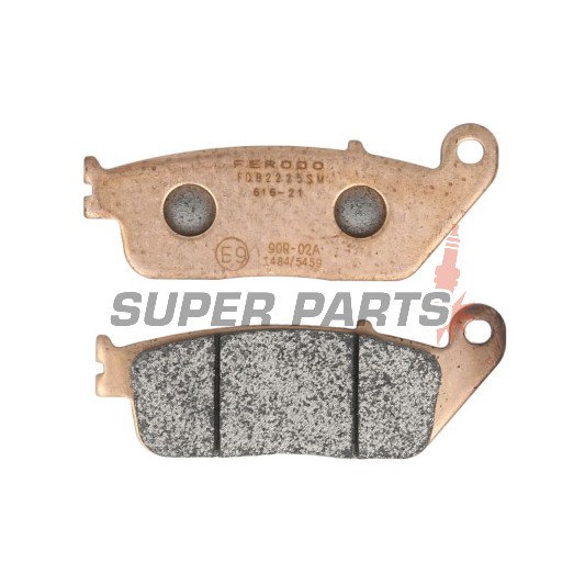 Τακάκια φρένων -FERODO- FDB2225SM, BMW C 600/650/Evolution, Cagiva Gran Canyon/Navigator, Honda CB/CBF/CBR/Hornet/Forza/Shadow, Kawasaki J/Z/KLE, Kymco Downtown/Xciting, Suzuki Burgman/Bandit, Triumph Bonneville/Tiger, Yamaha MT-01/WR - 1987-2022