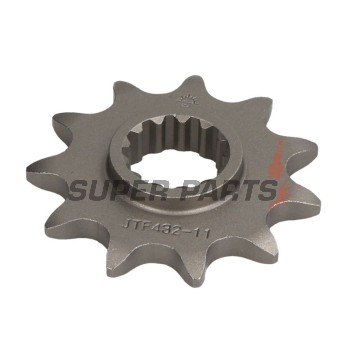 Μπροστινό γρανάζι -JT- JTF432,11, 11 δόντια, Betamotor Jonathan 350 2001-2010, Kawasaki KLX 400 2003, Suzuki DR 250 1990-1995, DR 350 1990-1999, DR-Z 400 2000-2017, GSF 250 1995-2000, RM 250 2000-2012, RM-X 250 1989-2001