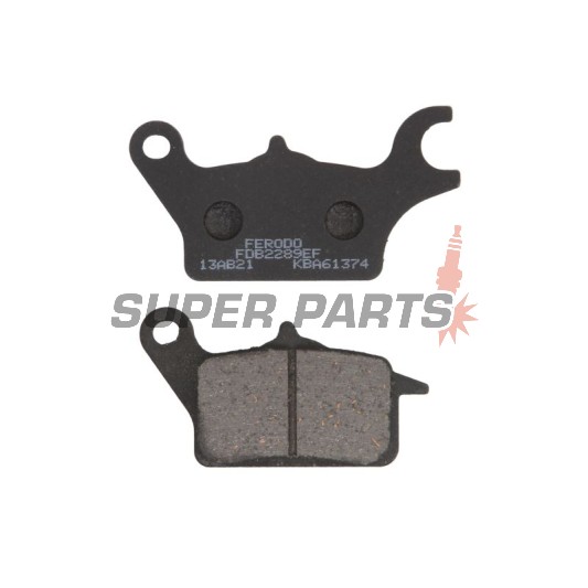 Τακάκια φρένων -FERODO- FDB2289EF, Honda NSC Vision 110 2017-2023, Zoomerx110