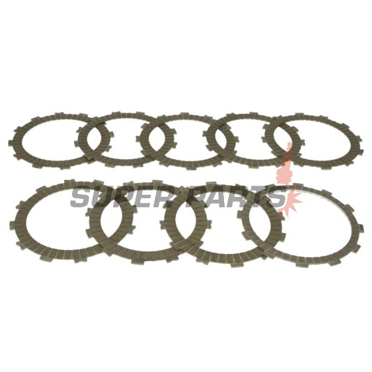 Σετ δίσκων συμπλέκτη -TRW- MCC234-9, KTM EXC 450/530/R/Racing/Six Days (2008-2011), KTM EXC-R 530 (2008-2011), KTM XC-W 450/Six Days (2009-2011)