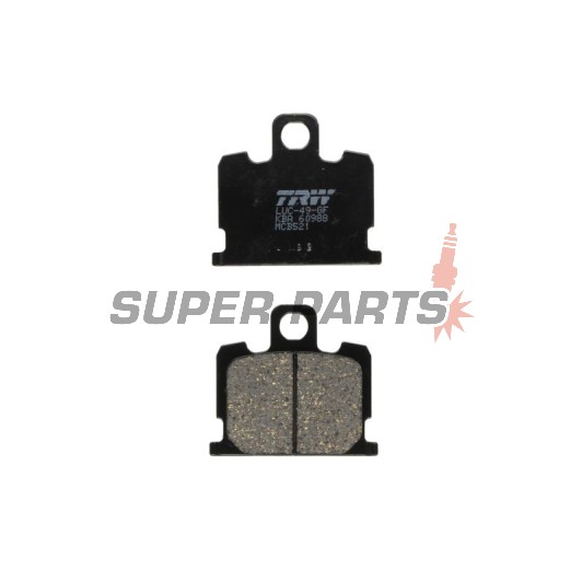 Τακάκια φρένων -TRW- MCB521, Yamaha RD 50/80MX/250LC/350LC, RX80SE, XJ550/750 Seca, XS1100S, XV1000SE Midnight Special (1981-1985)