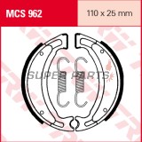Σιαγόνες φρένων -TRW- MCS962, 110x25mm, Aprilia SR/Rally/Scarabeo 50, Malaguti F10/F12/Ciak 50-100, MBK Booster/Ovetto/Stunt 50, Skyliner 125/250, Yamaha BWS/Jog/Neos 50, Zuma/Cygnus 125, TT-R/TW 125-200, Blaster 200, Raptor/Grizzly 50-125