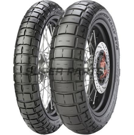 Μπροστινό ελαστικό off-road -PIRELLI MOTOR- 120/70R17, M+S SCORPION RALLY STR