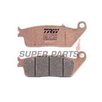Τακάκια φρένων -TRW- MCB598SRM, sintered, BMW C 600/650/Evolution, Cagiva Gran Canyon/Navigator, Honda CB/CBF/CBR/Hornet/Forza/Shadow, Kawasaki J/Z/KLE, Kymco Downtown/Xciting, Suzuki Burgman/Bandit, Triumph Bonneville/Tiger, Yamaha MT-01/WR - 1987-2022