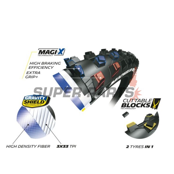 Ελαστικό ποδηλάτου -MICHELIN- 29X2.25, MUD ENDURO