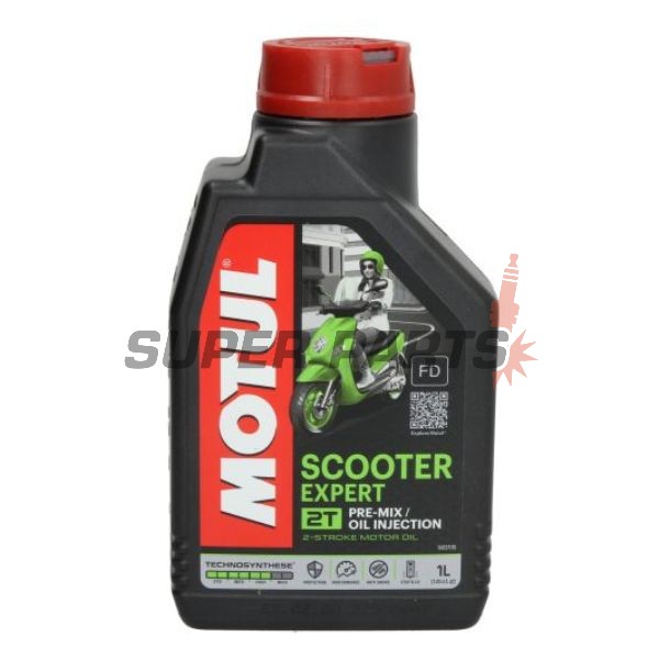 λάδι 2χρονου κινητήρα -MOTUL- SCOOTER EXPERT, 2T, ημισυνθετικό, 1L