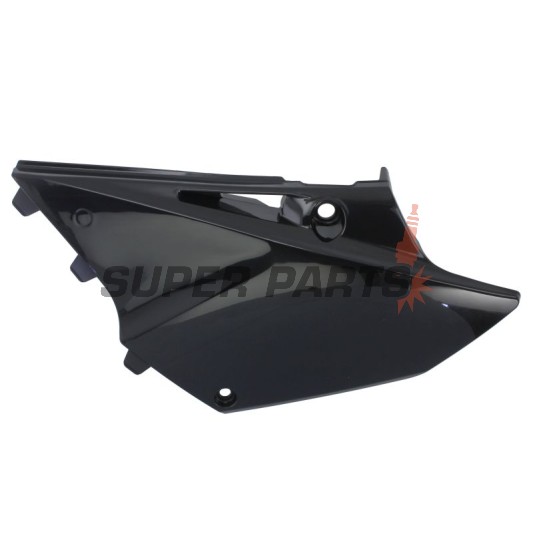 Πίσω πλαϊνά πλαστικά -POLISPORT- μαύρα, YAMAHA YZ 125/250 2015-2021