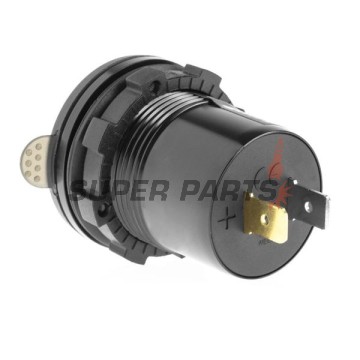 Αντάπτορας USB -4 RIDE- ERCL-MUSL4S, 12V, 2xUSB 3.0 + βολτόμετρο, 2 pin - universal