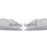 Πίσω πλαϊνά πλαστικά -POLISPORT- λευκά, HONDA CRF 250/450 2009-2010